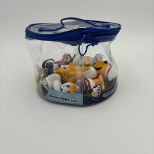 Disney Cruise Line Bath Toy Set Kids OS Multicolor Excellent Nautical Figures